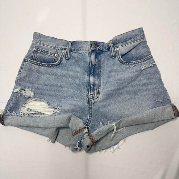 MadeWell The Mom Shorts MIDIs Denim Shorts Perfect For Summer Waist Size 30 - Picture 1 of 6